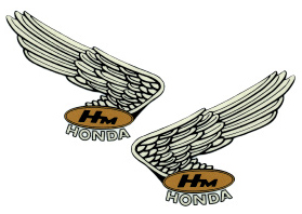 Honda classic wing decal #4
