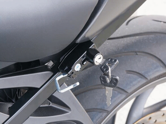 Bmw r1150rs helmet lock #4