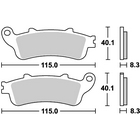 Nissin brake pads honda varadero #2