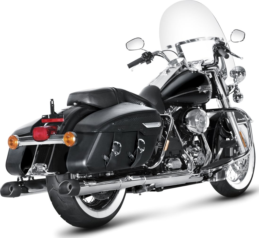 AKRAPOVIC e1 Spec. Slipon Silencer Chrome/Black End HARLEYDAVIDSON TOURING eBay