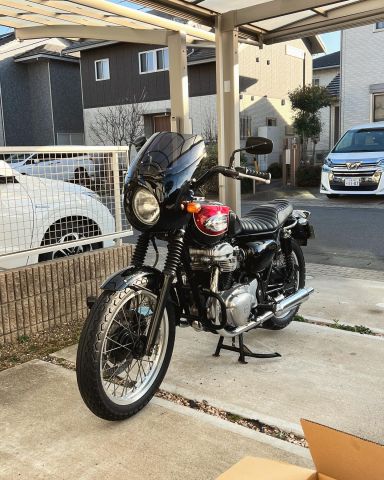 KAWASAKI W650 GULL CRAFT ガルクラフト BULLET BIKINI TYPE C ビキニカウルを使った非公開ユーザー