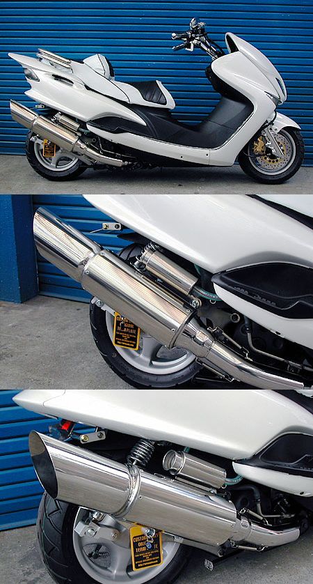 Webike Wiruswin ウイルズウィン ビッグキャノンマフラー 重低音バージョン マジェスティ125 W 5 1708 フルエキゾーストマフラー 通販