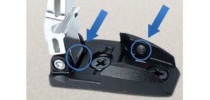 作動の硬いバックルレバーの対処方法