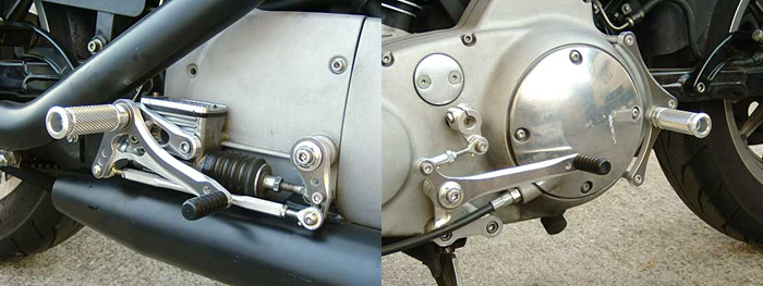 Webike Babyface ベビーフェイス Ideal バックステップキット Sportsterファミリー 002 Hd002sv バックステップ 通販