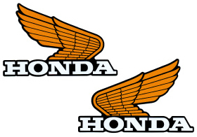 Webike Honda ホンダ オールドウイングステッカー14 0sywgc9ly14 ステッカー デカール 通販