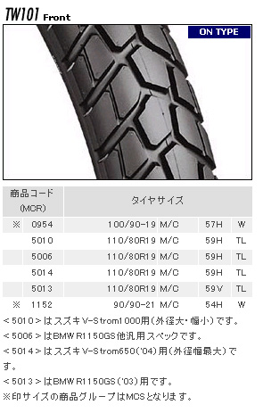 Bridgestone Trail Wing Tw101 1 70r17 58h Tl 越野用輪胎 Mcr Webike摩托百貨