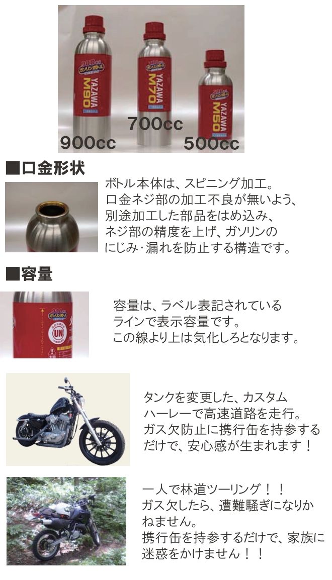 Webike N Project エヌプロジェクト Nプロジェクト ステンレス ガソリンボトル 携行缶 700cc M0700 ガソリン携行缶 通販