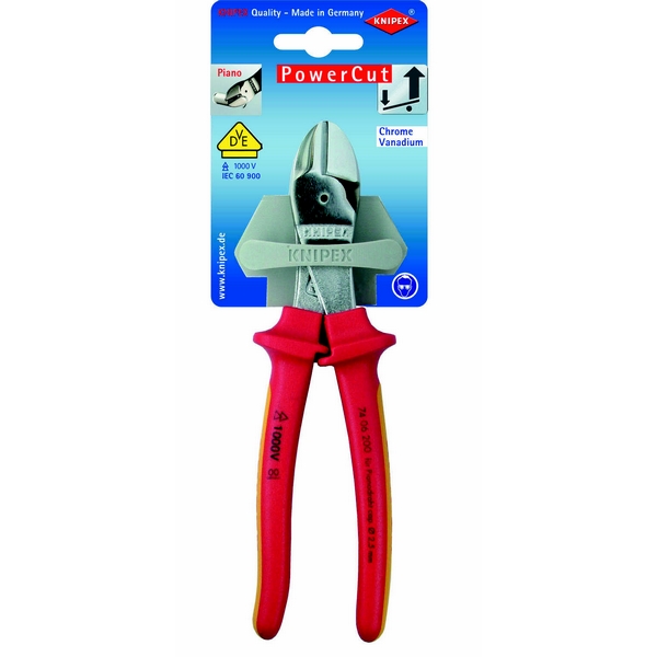 ＫＮＩＰＥＸ 絶縁１０００Ｖ強力型ニッパー ２５０ｍｍ 7406-250-