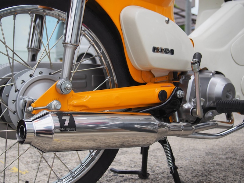 Webike ナナカンパニー Nanacompany ステンレスロングマフラー スーパーカブ90 Na01 C90 フルエキゾーストマフラー 通販