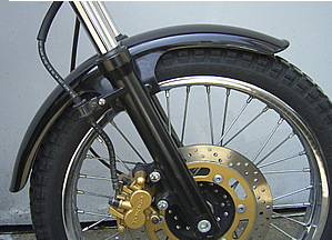 フロントフェンダータイプB 白ゲル