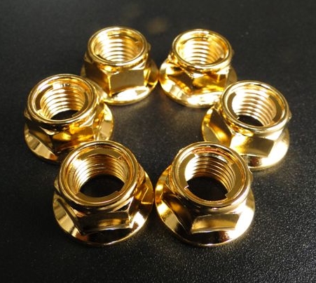 后齿盘安装用金电镀螺帽