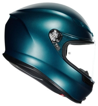 AGV K6 JIST SOLID MPLK Asia Fit - PETROLIO 全罩安全帽