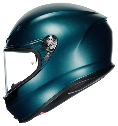 AGV K6 JIST SOLID MPLK Asia Fit - PETROLIO 全罩安全帽