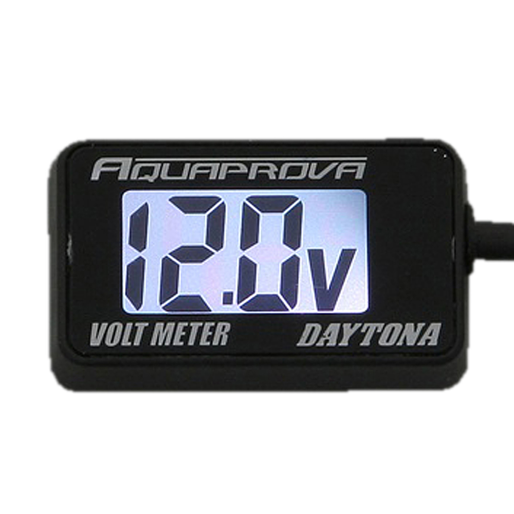 Webike Daytona デイトナ Aquaprova アクアプローバ コンパクト ボルトメーター 電気 電圧計 通販