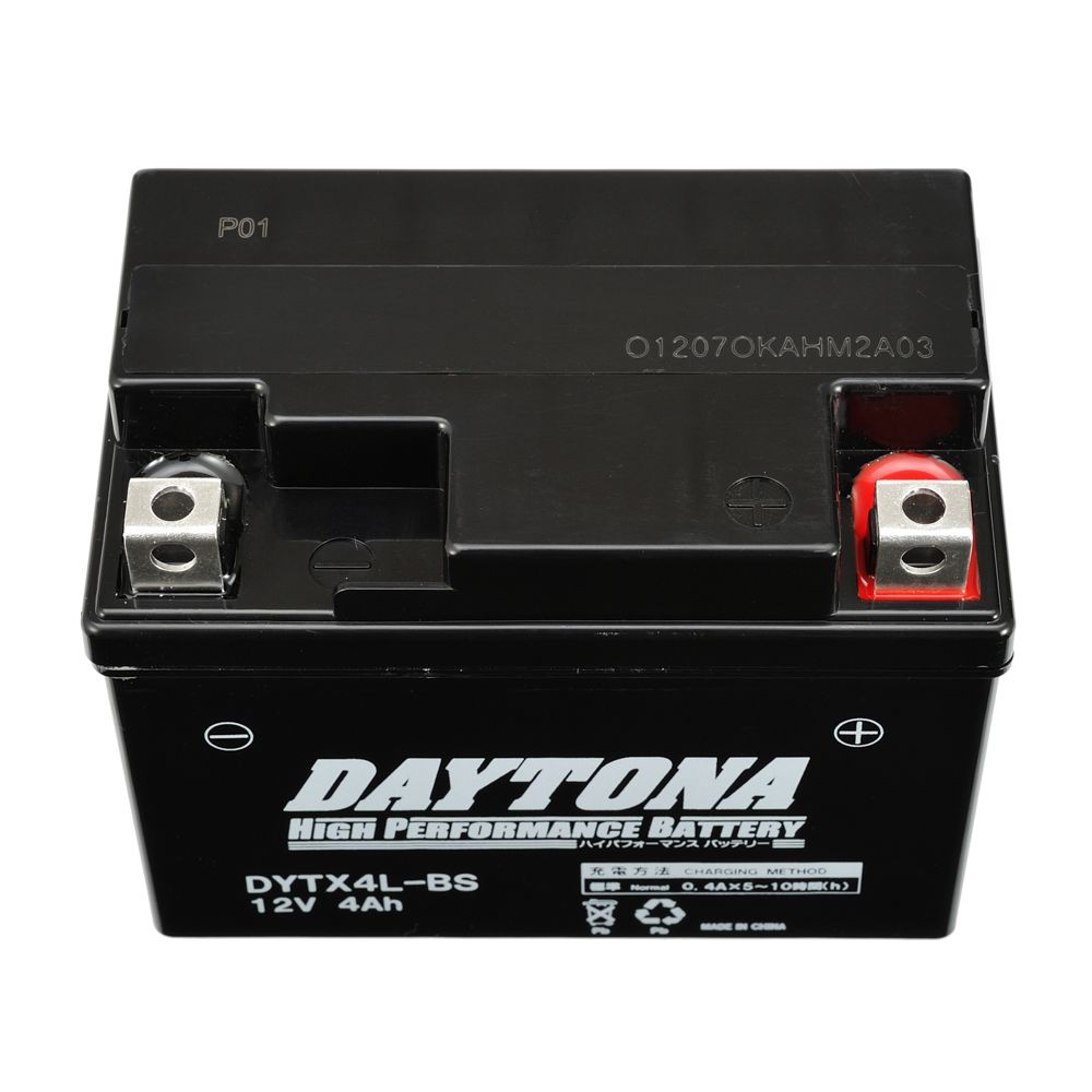 Webike Daytona デイトナ ハイパフォーマンスバッテリー 液入り充電済 Dytx4l Bs C100 鉛系 バッテリー 通販