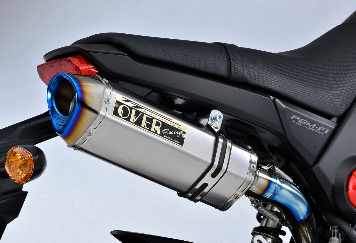 16 22 07 4 - New OVER Exhausts for MSX125 (GROM) Have Been Released!
