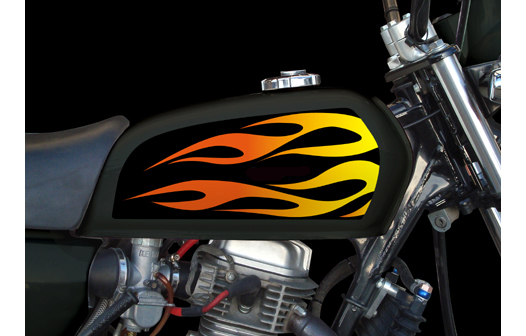 Webike Mdf エムディーエフ ミニモトグラフィック エイプタンクデカール エイプ50 Ape 405 Tk Set ステッカー デカール 通販