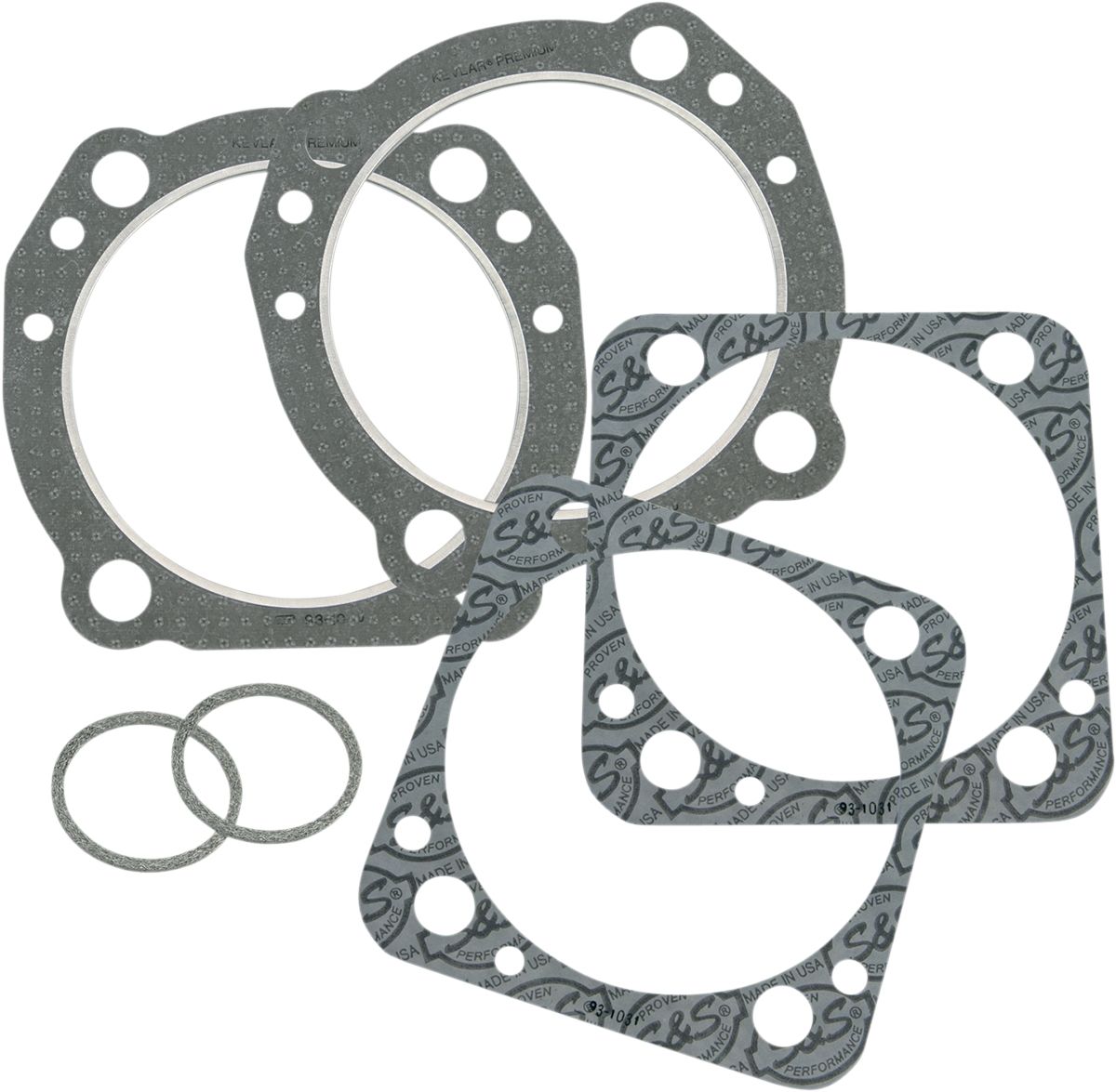 S&S Cycle 4V2BT Gasket Set - Complete Engine Gasket Kit For Motorcycle Repair