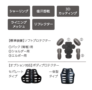 HONDA RIDING GEAR ホンダ ライディングギア:メッシュライダースジャケット HONDA RIDING GEAR ホンダ ライディングギア:メッシュライダースジャケット
