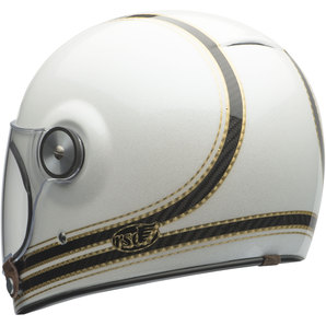 BELL BULLITT 全罩安全帽碳纖維白/金色RSD MOJO (60512501)| Webike
