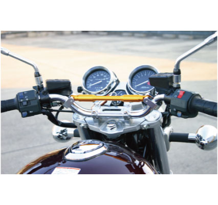 Webike Hardy ハーディー Ezアタッチメントハンドルブレース ミディアム Hh07bch その他ハンドルオプション 補修部品 通販