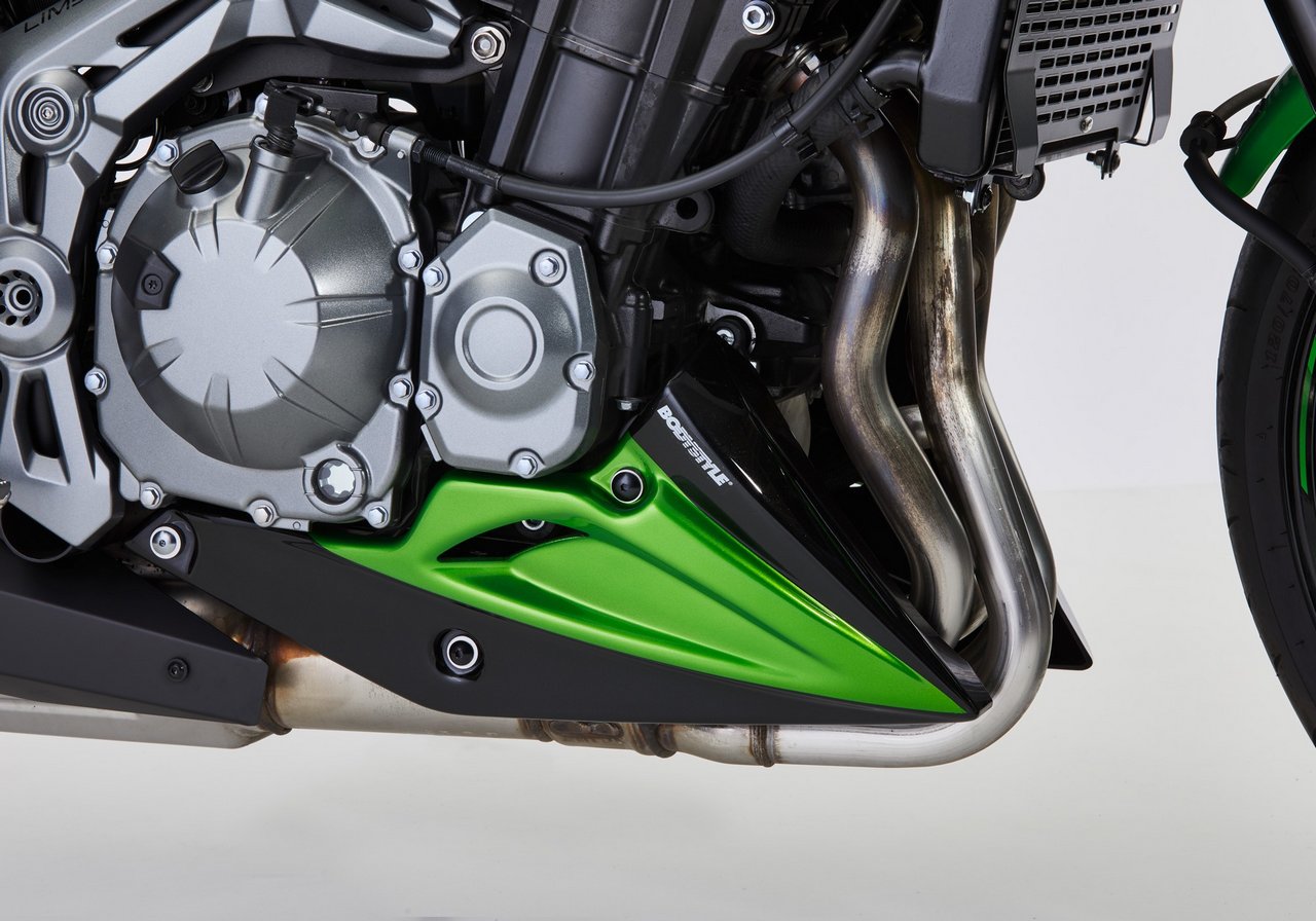 Z900 ボディースタイル BODY STYLE カラー:マットブラック (Metallic Flat Spark Black, 739) ベリーパン スポーツライン 【Sportsline belly pan】 アンダーカウル