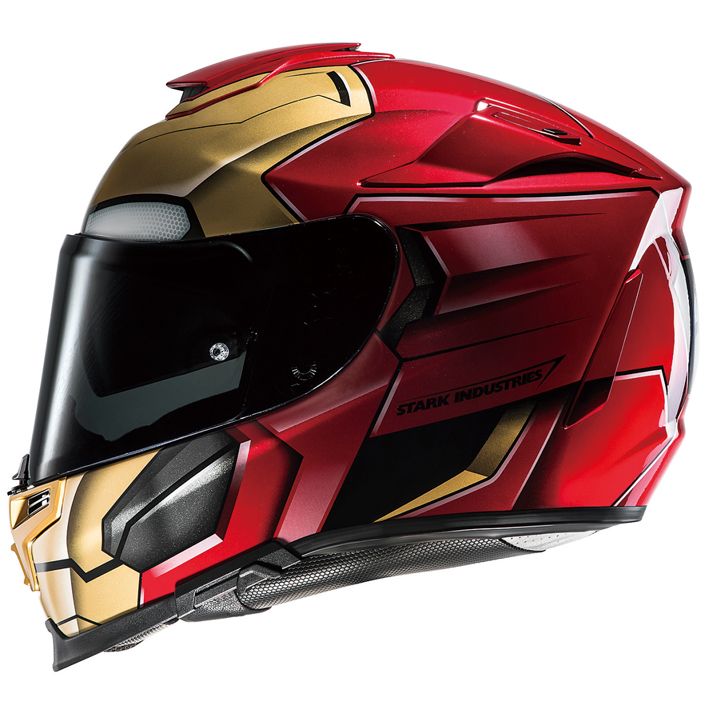 Webike Hjc エイチジェイシー Hjh139 Marvel マーベル Rpha70 Ironman Homecoming アイアンマン ホームカミング Hjh139re01s フルフェイスヘルメット 通販