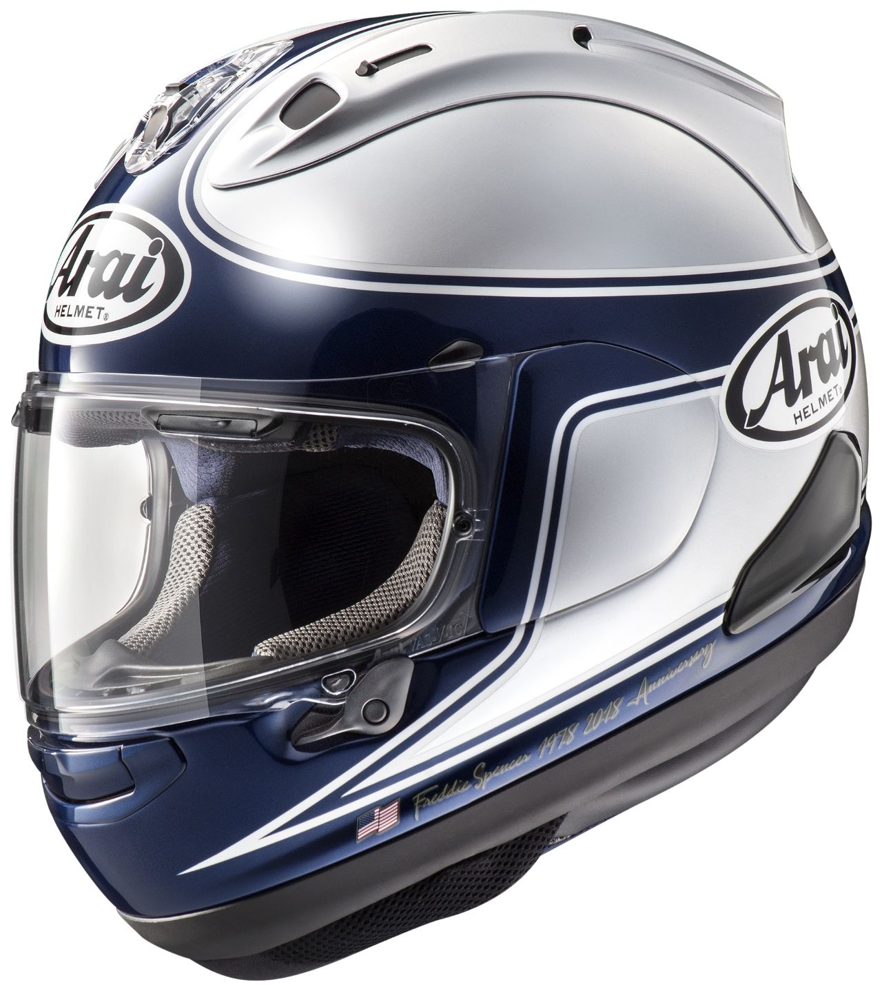 Webike Arai アライ Rx 7x Spencer 40th アールエックス セブンエックス スペンサー40th シルバー ヘルメット W 49 P フルフェイスヘルメット 通販