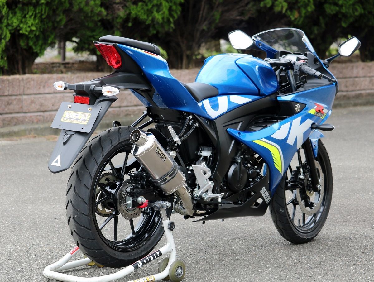 Webike Wr S ダブルアールズ オーバルタイプ フルエキゾーストマフラー Gsx R125 Lv3125jm フルエキゾーストマフラー 通販