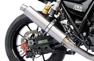 Webike Nitro Racing ナイトロレーシング 4in1 機械曲げチタンexマフラー 車検対応マフラー Zrx1100 Ex 13tut4 フルエキゾーストマフラー 通販