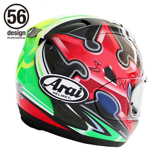 バランスの取れた-gn 限定品 ARAI 7x arrows green カ••ラー