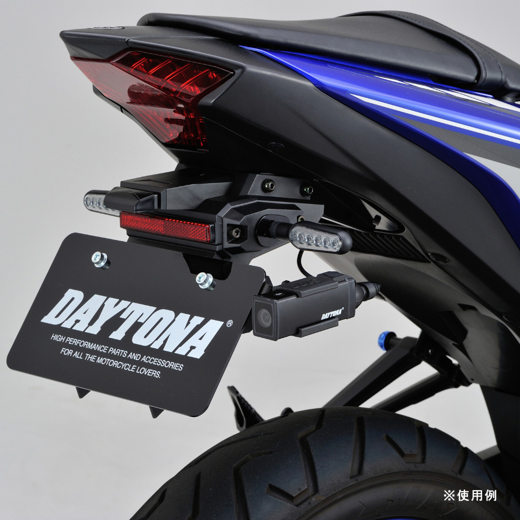 Webike Daytona デイトナ ドライブレコーダーddr S100用 オプション ナンバープレートサイドマウントカメラステー ドラレコ ドライブレコーダー 通販