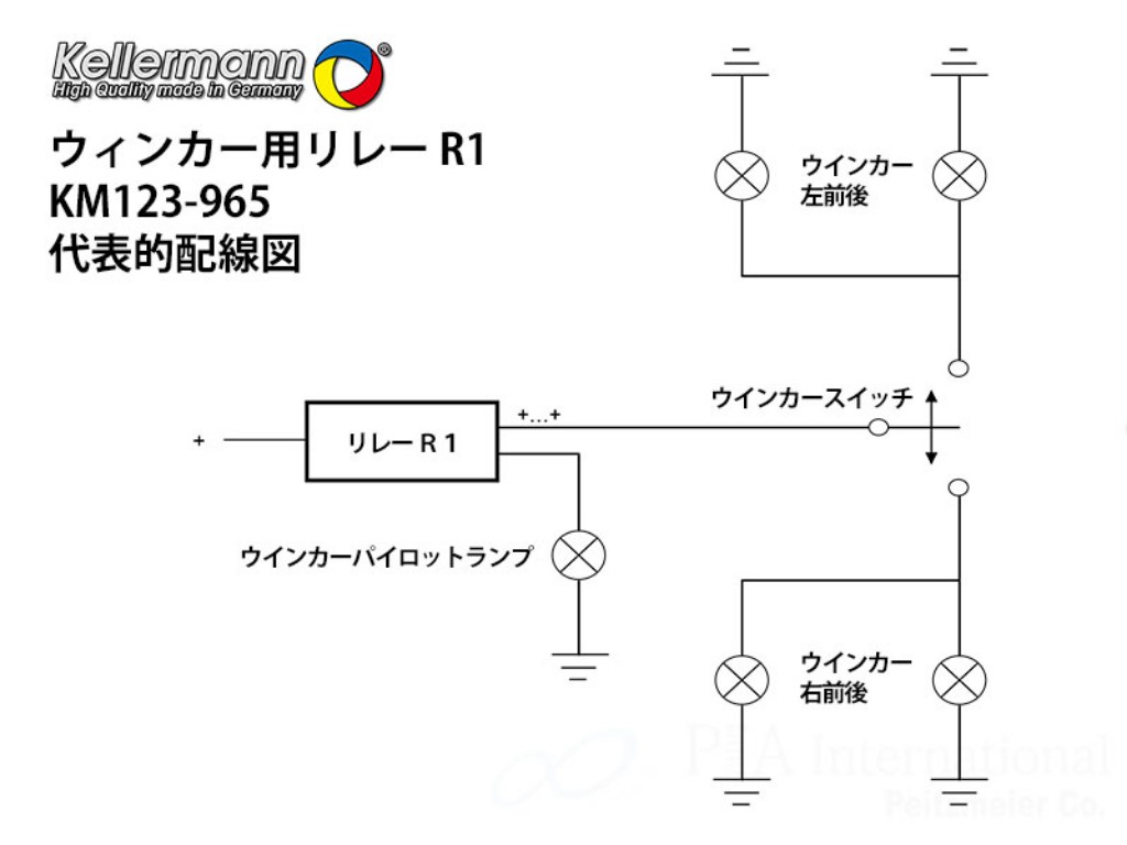 Webike Kellermann ケラーマン ウィンカー用リレー R1 Km123 965 ウインカーリレー 通販