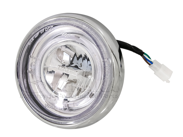 Webike 田中商会 Tanaka タナカショウカイ モンキー純正ヘッドライト用 ブルーイカリング付 Ledヘッドライトユニット B エイプ Ca1623 ヘッドライト 通販