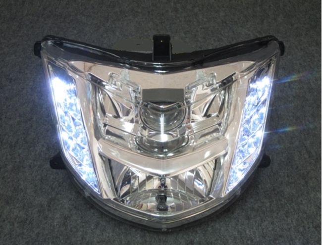 Webike Cj Beet シージェイビート Led装飾付ヘッドライト ホワイトled Maxam マグザム Mxm wh ヘッドライト 通販