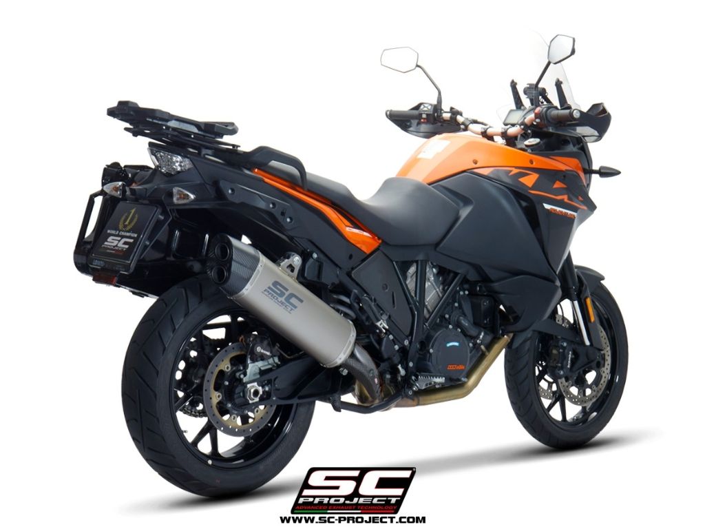 Webike Sc Project Scプロジェクト アドベンチャーエキゾースト ユーロ4対応 1090 Adventure Ktm08c 86t スリップオンマフラー 通販