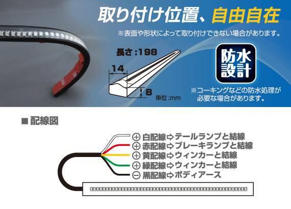 Webike Delta Direct デルタダイレクト Ledテールモジュール D 1615 Led電装 Ledドレスアップパーツ 通販