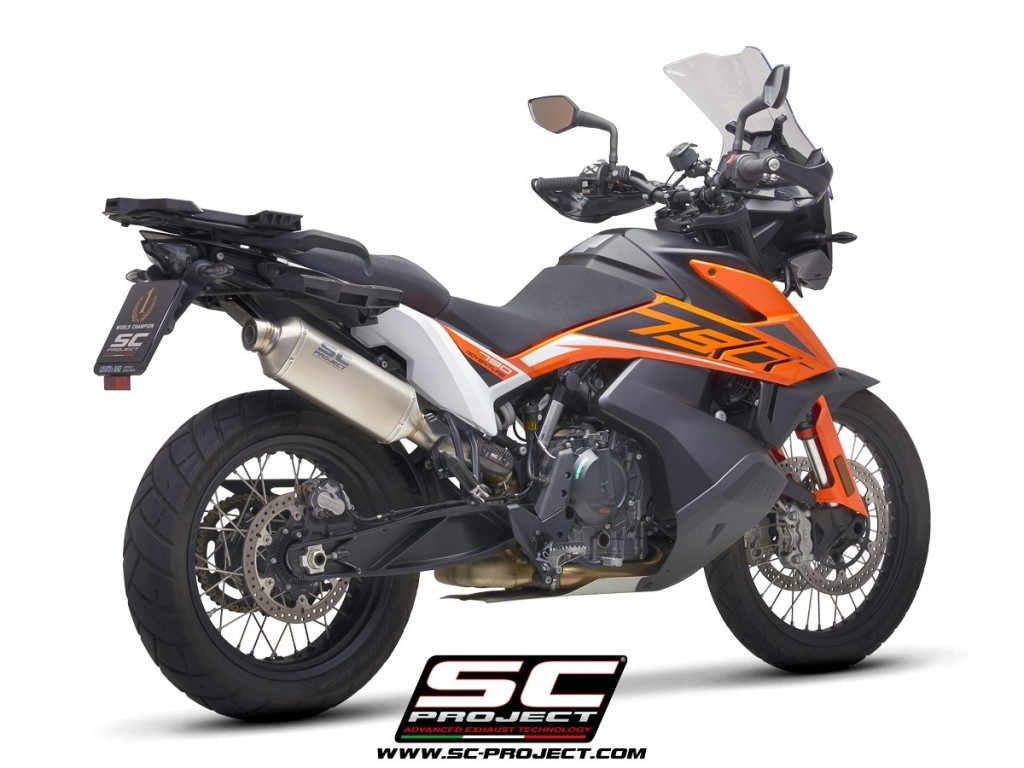 Webike Sc Project Scプロジェクト ラリーレイドサイレンサー 790 Adventure Ktm15 100t スリップオンマフラー 通販