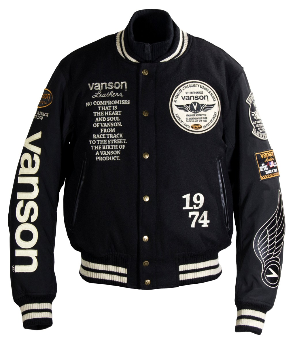 Webike Vanson バンソン アワードジャケット Vsw ウインタージャケット 通販