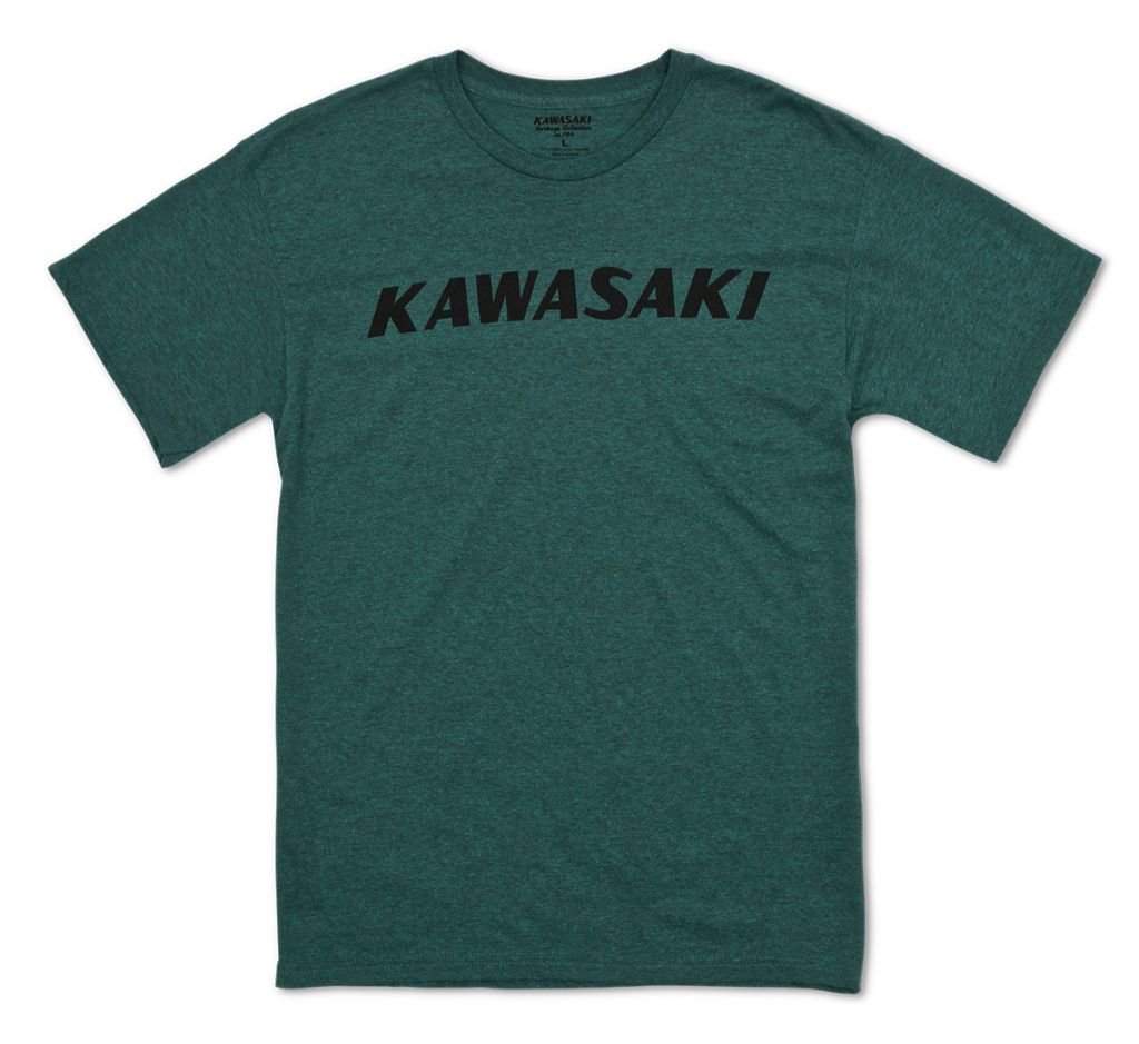 Webike Us Kawasaki 北米カワサキ純正アクセサリー Kawasaki Heritage ロゴ入りtシャツ K009 2535 Gnsm Tシャツ 通販