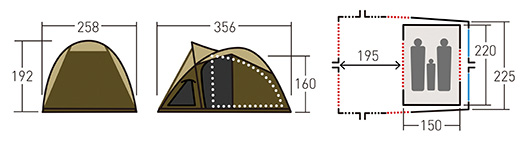 Webike Ogawa Campal Japan 小川テント キャンパルジャパン ヴィガス 2664 テント 通販