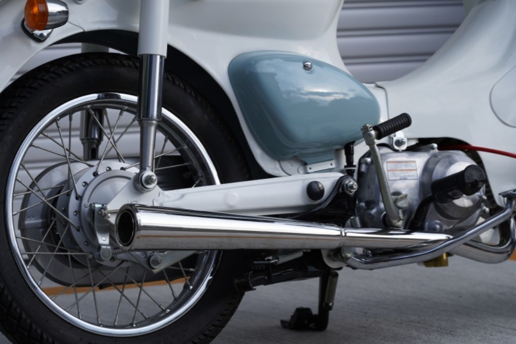 Webike Minimoto ミニモト カブspクラシックマフラー ソリッド スーパーカブ 6695 フルエキゾーストマフラー 通販