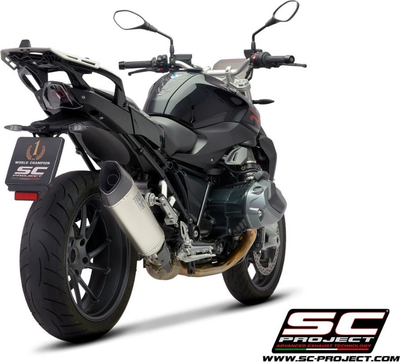 Webike Sc Project Scプロジェクト Sc1 R スリップオンサイレンサー ユーロ4対応 消音バッフル付属 純正キャタライザー対応 R1250 R 5 93t スリップオンマフラー 通販