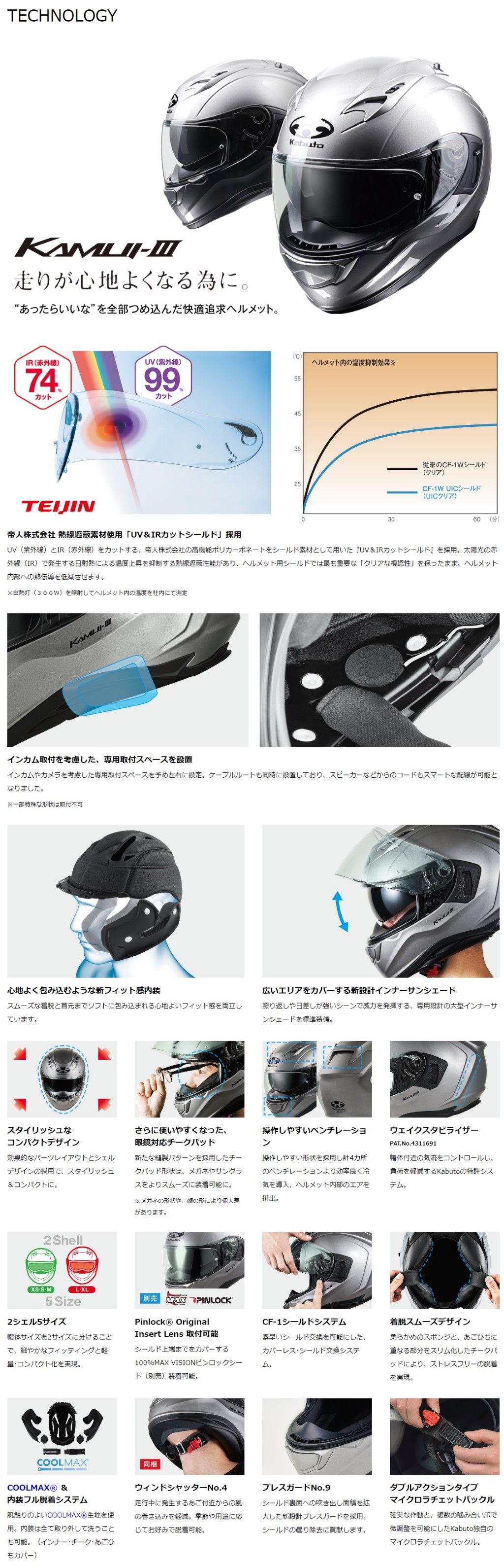 Webike Ogk Kabuto オージーケーカブト Kamui 3 Classic カムイ 3 クラシック フラット ブラック ゴールド ヘルメット W 527 P29682801 フルフェイスヘルメット 通販