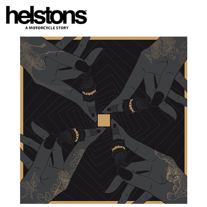 Webike Helstons ヘルストン 白いtシャツと黒いバイク スカーフ Sparks バイク プラグ 1701ac0003 その他グッズ 通販