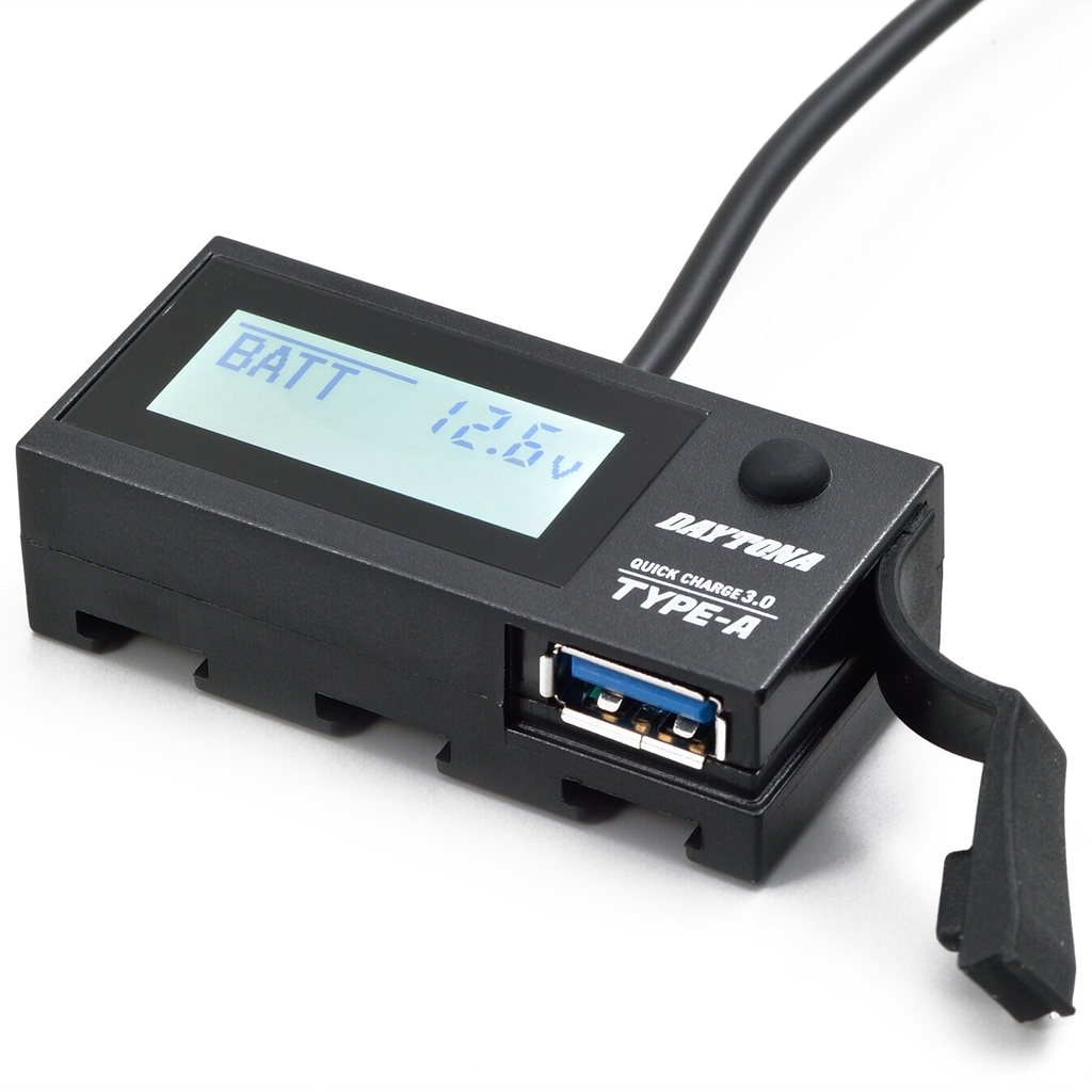 Webike Daytona デイトナ Usb電源 電圧計 Usb イープラスチャージャー Usb電源 通販