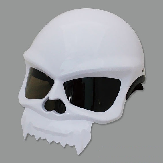 masei 半罩安全帽429 骷髅头造型1
