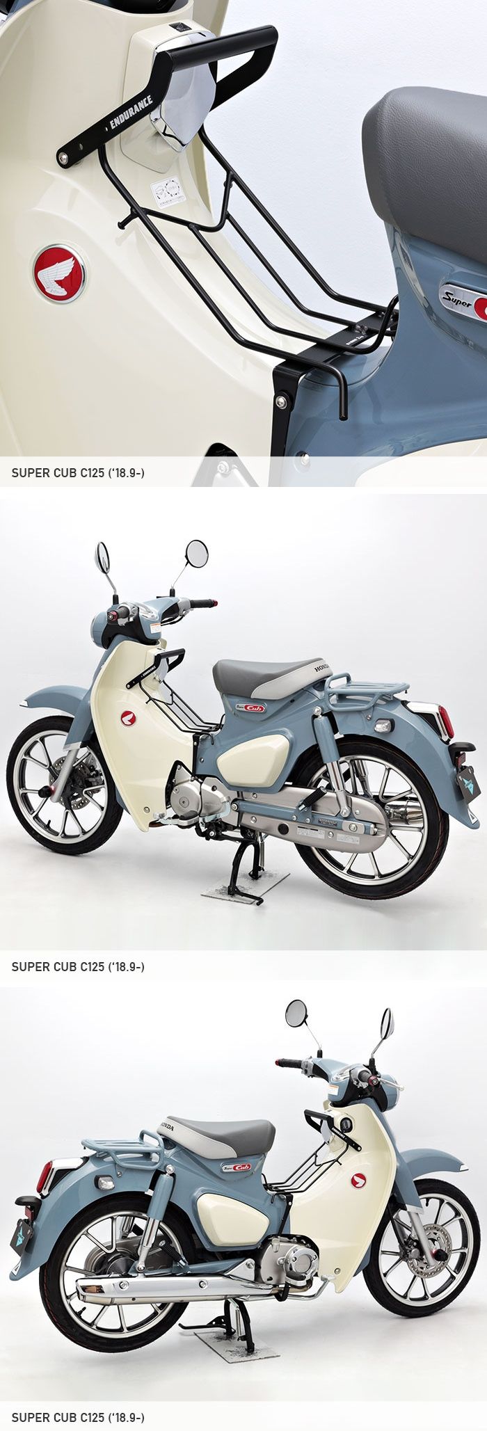 初売りセール Endurance スーパーカブc125 18 9 マルチセンターキャリア バックセット 欠品カラー再入荷 Www Judovalldelterri Cat