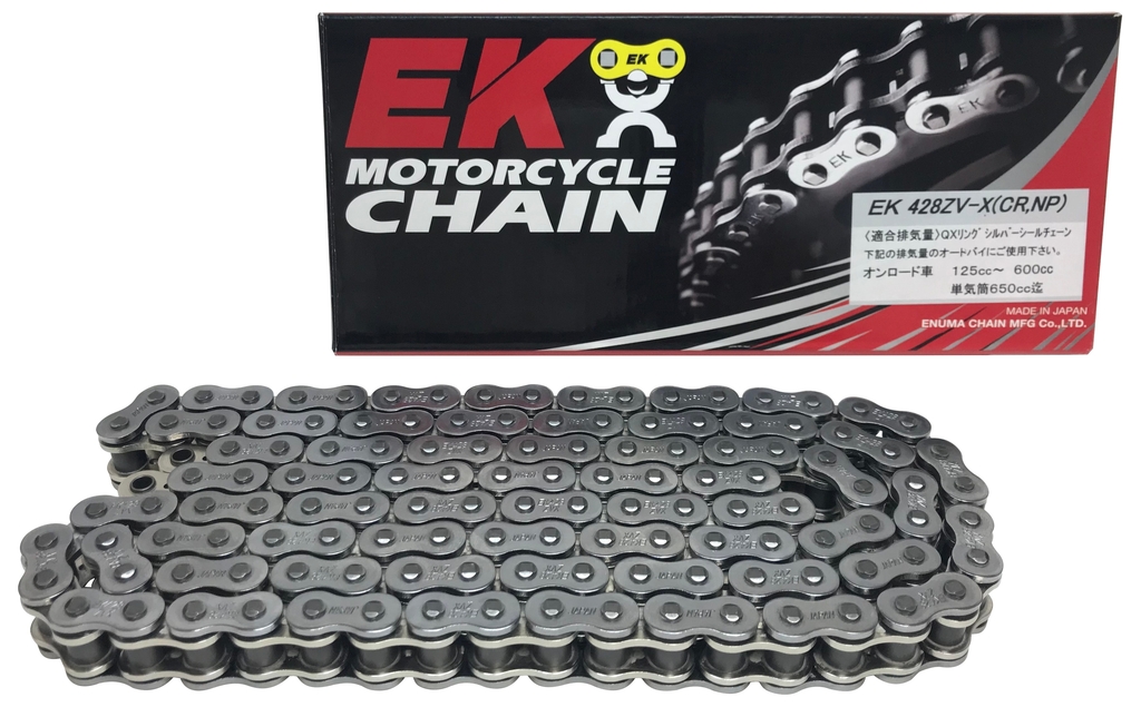 Ek Chain Qx 油封鏈條 428zvx 428zvx Cr Np 100l Mlj Webike摩托百貨