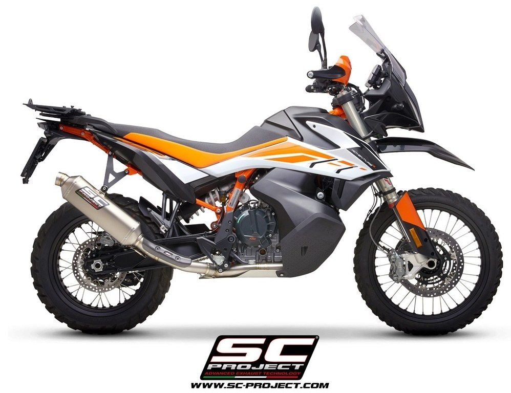 超美品 バイク マフラー エスシープロジェクト Scプロジェクト チタンフルエキ 2 1 ラリーレイド Ktm 790 Adventure 19 Ktm15a Tc101t 取寄品 完売 Www Upinc Us